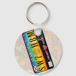 Llavero Sweet Home Alabama Keychain (Serie de mapas)