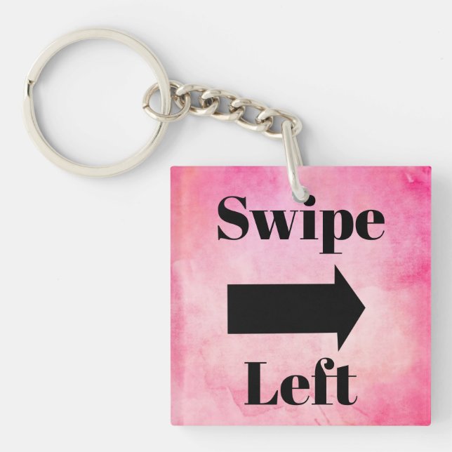 Llavero Swipe Left Keychain (Frente)