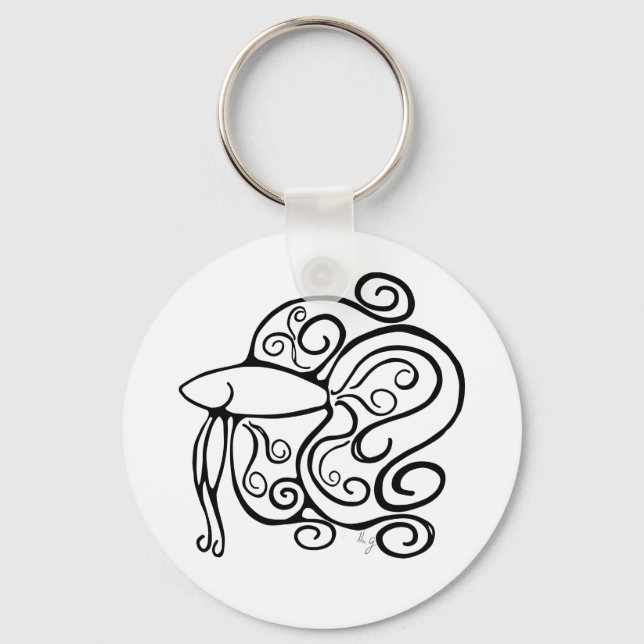 Llavero Swirl Betta Fish (Anverso)