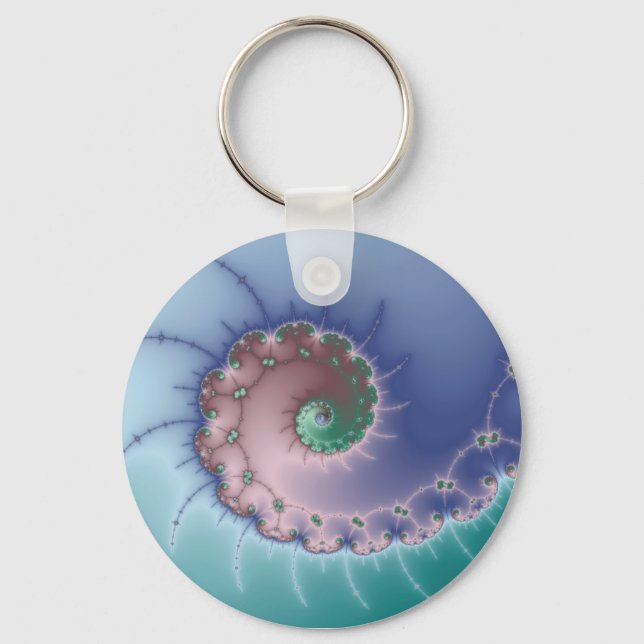 Llavero Swirl - Fractal Keychain (Anverso)