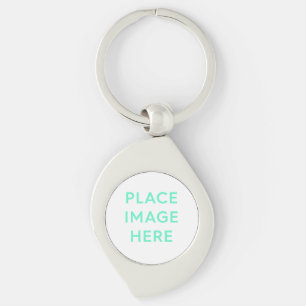 Llavero Swirl Metalizado Keychain - Diseño de regalo de re