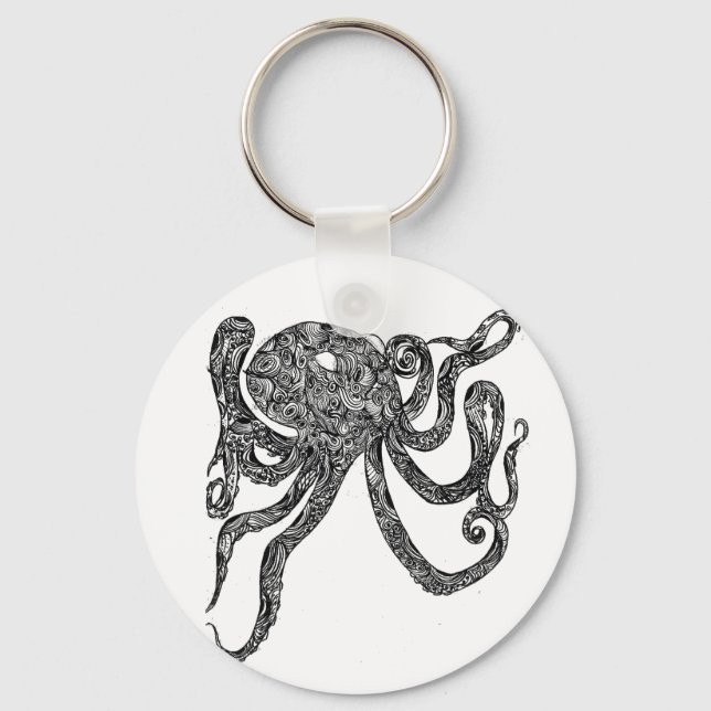 Llavero Swirly Octopus (Anverso)