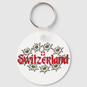 Llavero Swiss Edelweiss Keychain
