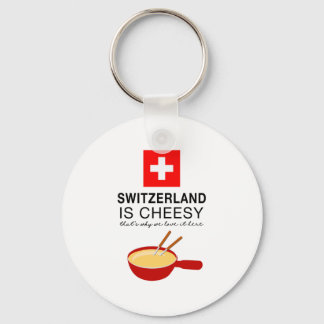 Llavero Swiss Fondue Funny