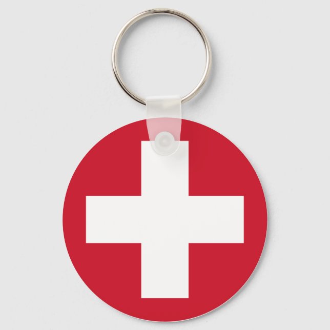 Llavero Swiss Roundel Keychain (Anverso)