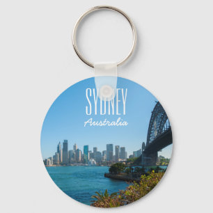 Llavero Sydney Harbour Bridge y Skyline Australia