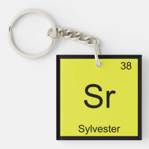Llavero Sylvester Nombre Química Elemento Tabla Periódica
