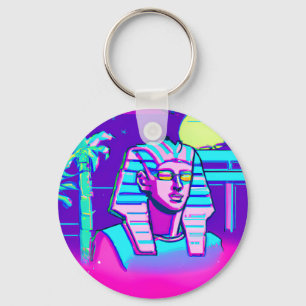 Llavero Synthwave Pharaoh