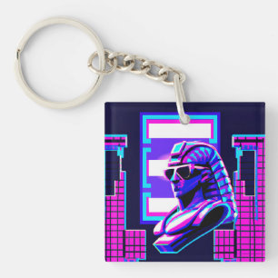Llavero Synthwave Pharaoh