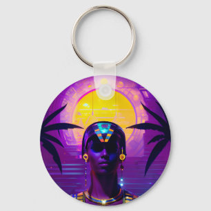 Llavero Synthwave Pharaoh