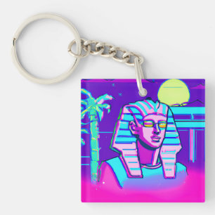 Llavero Synthwave Pharaoh