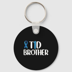Llavero T1d Hermano Tipo 1 Sensibilización sobre la diabet
