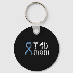 Llavero T1d Mamá Tipo 1 Sensibilización sobre la diabetes 