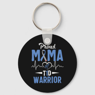 Llavero T1d Proud Mama Diabetes Sensibilización Tipo 1 Ins