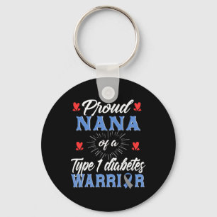 Llavero T1d Proud Nana Diabetes Conciencia Tipo 1 Insulina