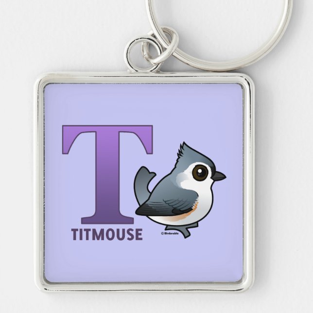 Llavero T es para Titmouse (Frente)
