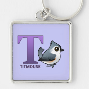 Llavero T está para el Titmouse