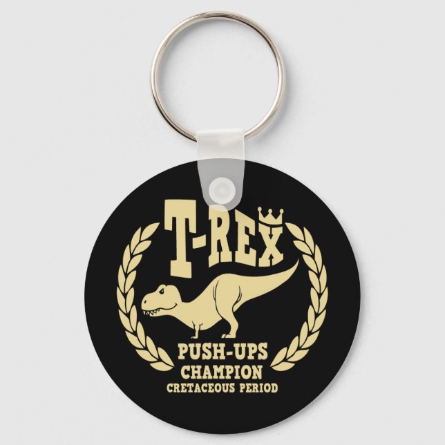 Llavero T-Rex ama los empujes (Anverso)