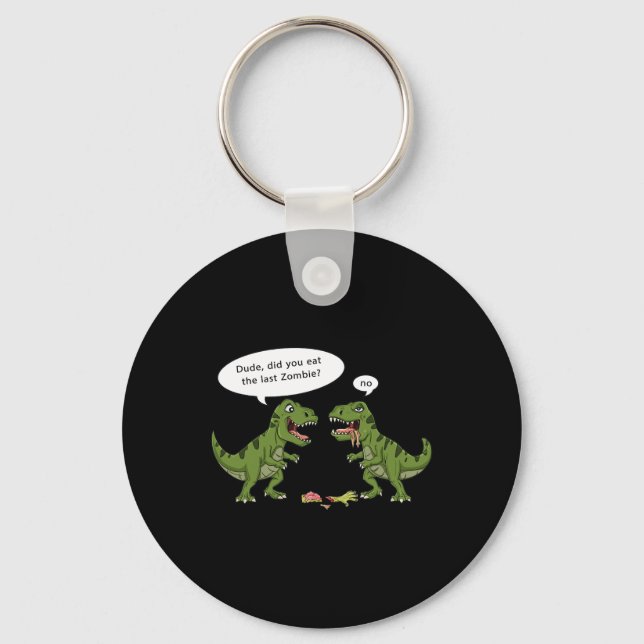Llavero T Rex come a Zombie Halloween Chicas niños diverti (Anverso)