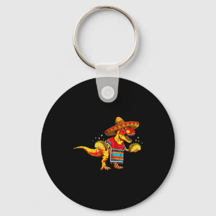 Llavero T-rex dinosaur amante de tacos cinco de mayo sombr