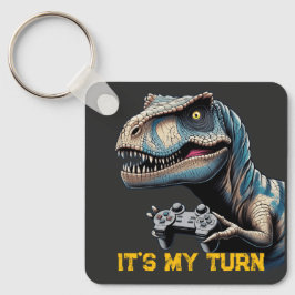 Llavero T-Rex Gamer It’s My Turn Design