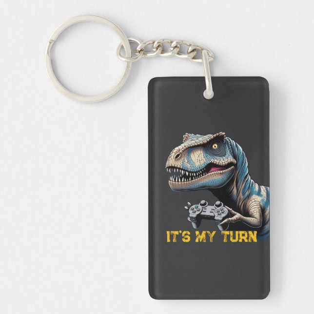 Llavero T-Rex Gamer It’s My Turn Design (Frente)