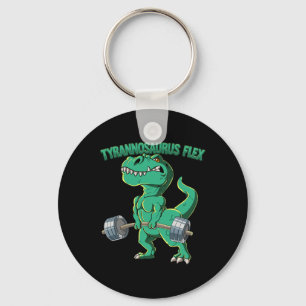 Llavero T-rex Gym Bodybuilding Tyrannosaurus Flex