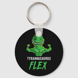 Llavero T Rex Workout Funny Dinosaur Gym Weightrising Cut