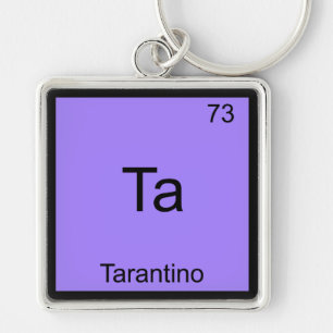 Llavero Ta - Tarantino Camiseta de Símbolo Químico Diverti