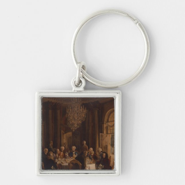 Llavero Tabla de cena en Sanssouci, 1850 (Frente)