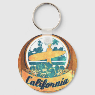 Llavero Tabla hawaiana de California