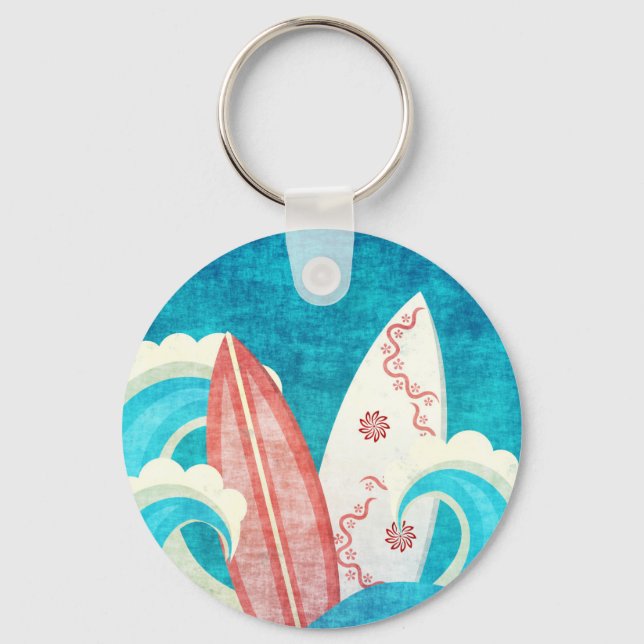 Llavero Tablas de surf Cool Grunge (Anverso)