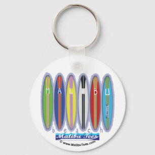 Llavero tablas de surf de Malibu Beach