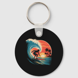 Llavero Tablas de surf de surf de playa vintage retro surf