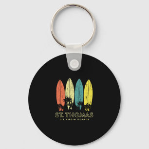 Llavero Tablas de surf retro de St Thomas vintage para niñ