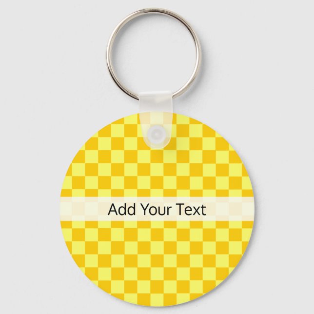 Llavero Tablero amarillo combinado de ShirleyTaylor (Anverso)