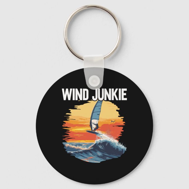 Llavero Tablero de Windfoiling Wind Junkie Wing Foil Surfi (Anverso)