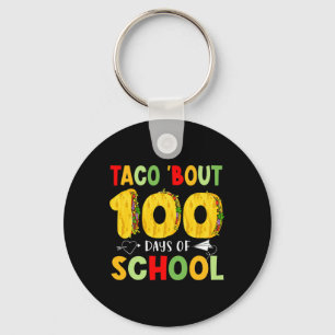 Llavero Taco, 100 Días De Colegio Tacos Alegre 100