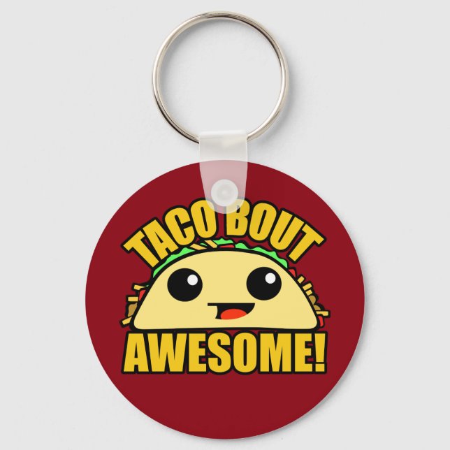 Llavero Taco Bout Awesome (Anverso)