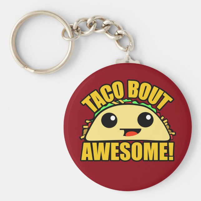 Llavero Taco Bout Awesome (Frente)