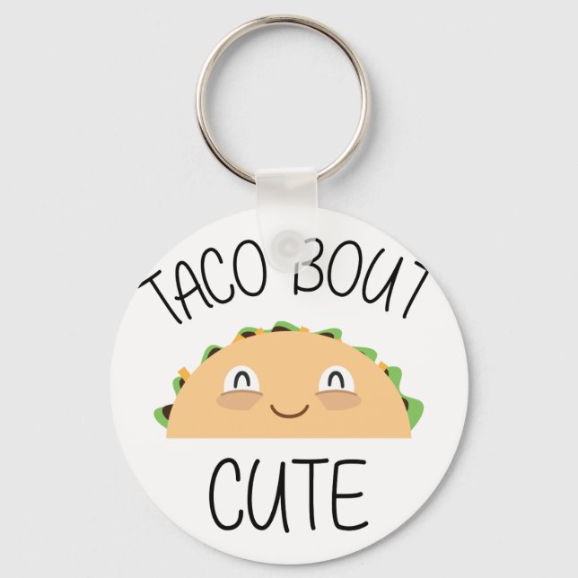 Llavero Taco Bout Cute (Anverso)