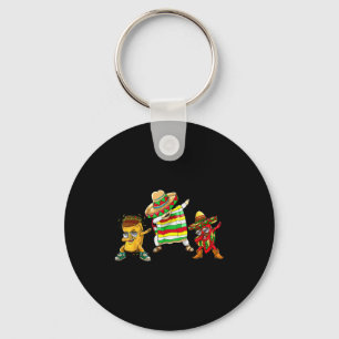 Llavero Taco Dabbing Cinco De Mayo Divertido Hombres Mexic