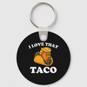 Llavero Taco De Pollo Divertido Taco Trump Siempre Se Rind