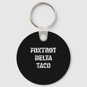 Llavero Taco Delta Foxtrot Retro