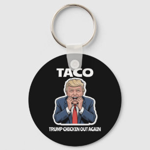 Llavero Taco Divertido Asustó Trump Siempre Se Echa Para A