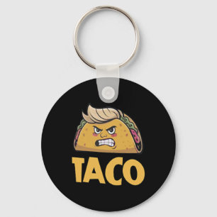 Llavero Taco Divertido Trump Siempre se Echa Para Atrás T.
