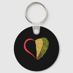 Llavero Taco Heart Taco Martes Cinco De Mayo Taco Amantes