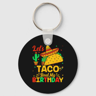 Llavero Taco sobre mi cumpleaños comida mexicana cinco de 