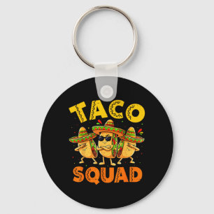 Llavero Taco Squad Divertida Comida para Niños Chico Mujer