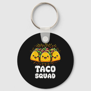 Llavero Taco Squad Funny Fiesta Group Comida Mexicana